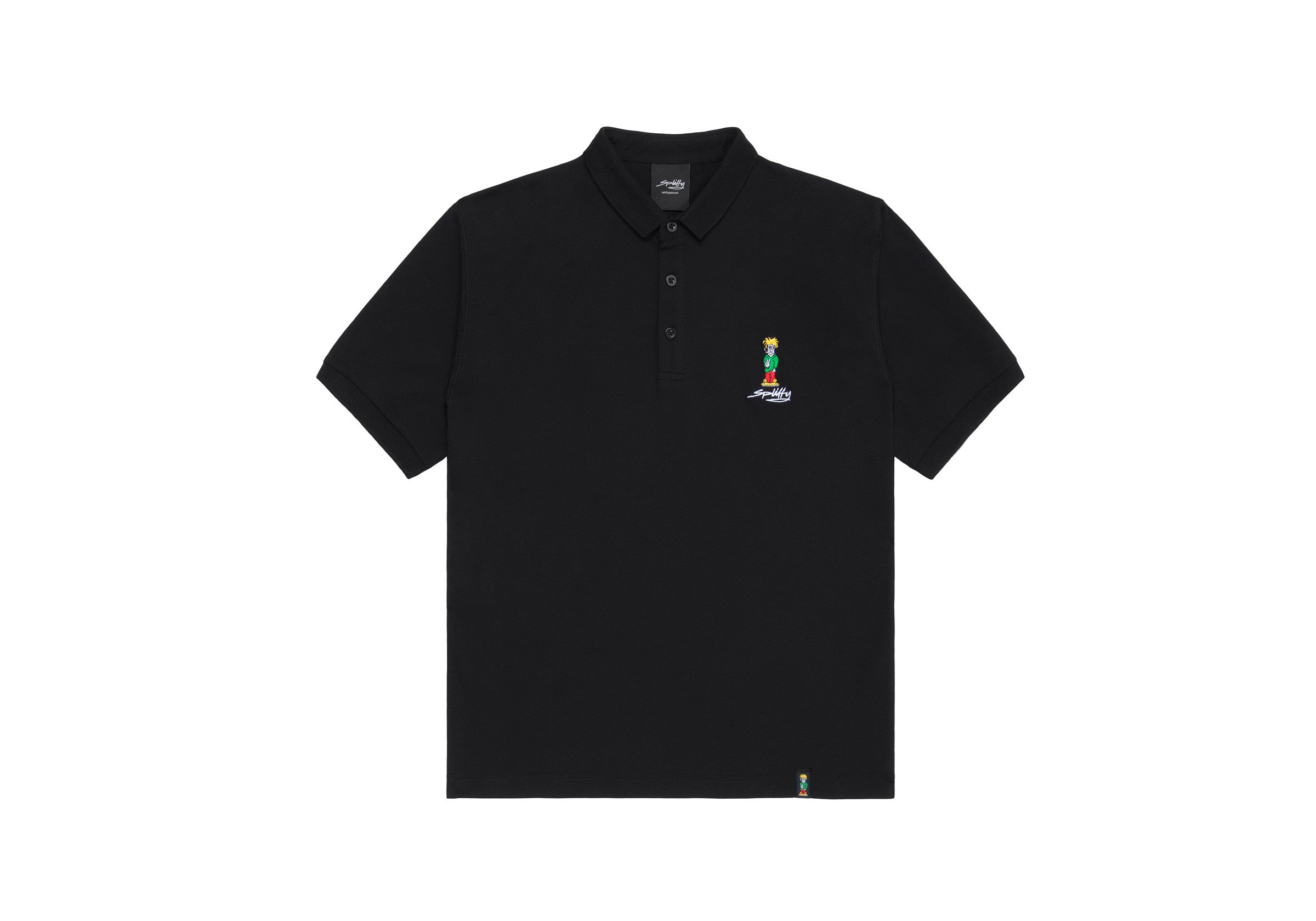 Spliffy Polo - Black