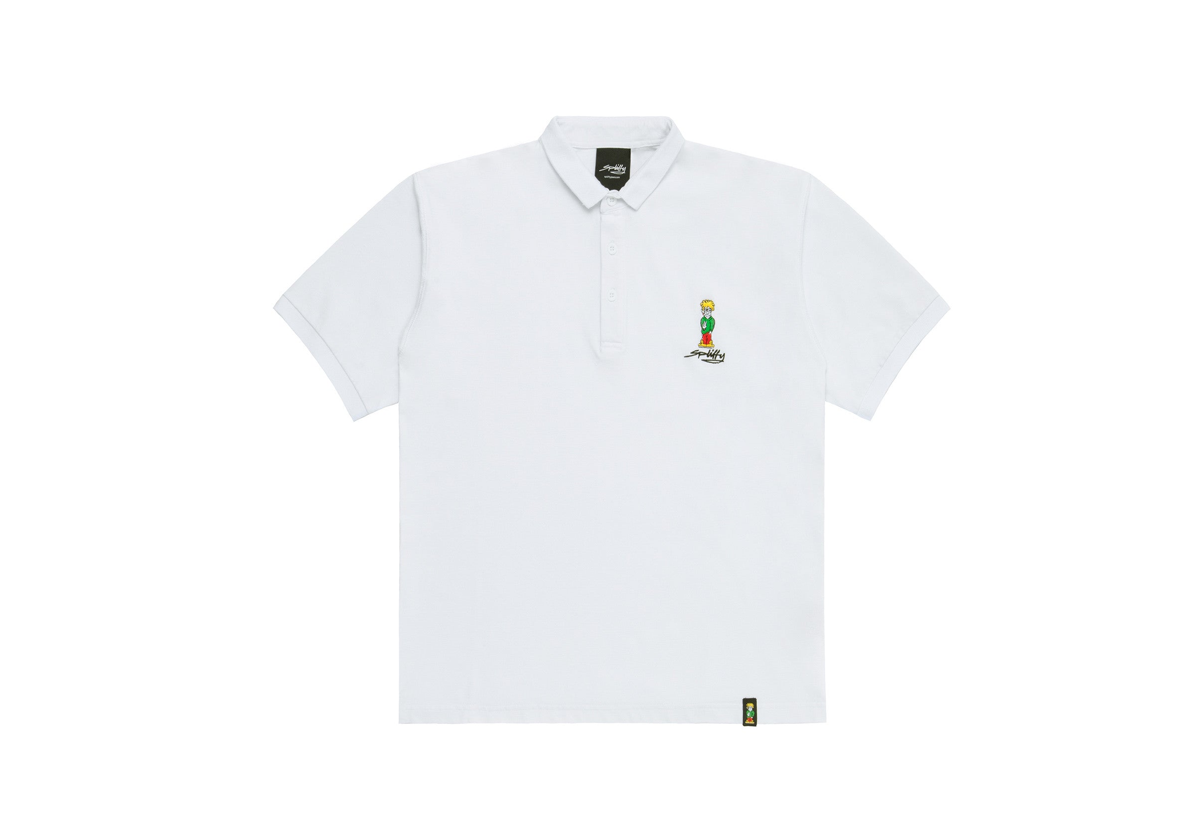 Spliffy Polo - White